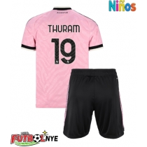 Camiseta Juventus Khephren Thuram #19 Visitante Equipación para niños 2026-27 manga corta (+ pantalones cortos)